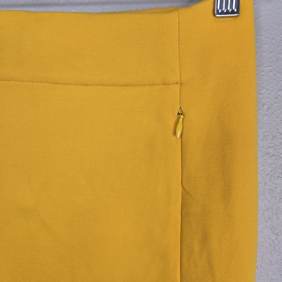 Diane Von Furstenberg Yellow Pencil Skirt Knee-Length Work - Picture 11 of 12